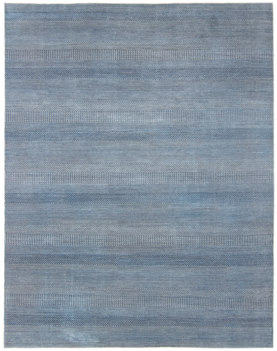 Blau Grau Silber Kariert Teppich Wohnzimmerteppich Schlafzimmerteppich Designteppich