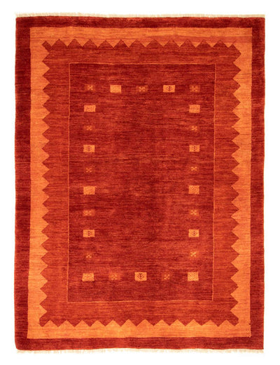 Gabbeh Rot Orange Teppich Schurwolle