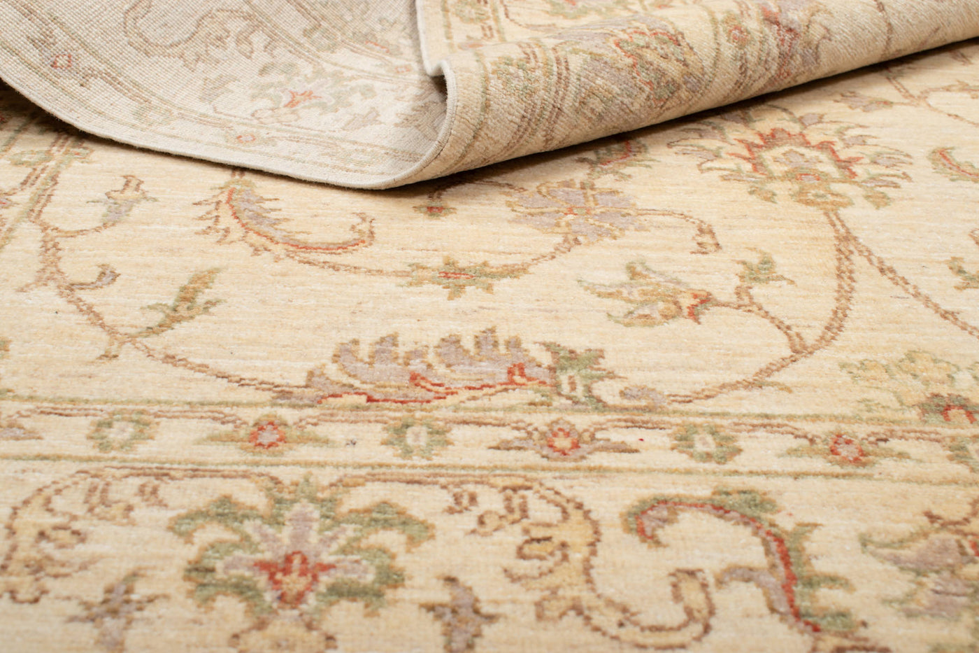 Tapis oriental noué à la main Ziegler 136 x 98 cm - fin, tapis, dos Tapis oriental noué à la main Ziegler 136 x 98 cm - fin, tapis, dos