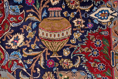 Oriental Kashmar Perserteppich mit Zirhaki Muster