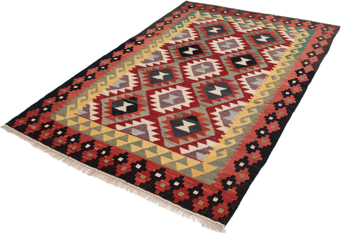 Kilim viola afgano