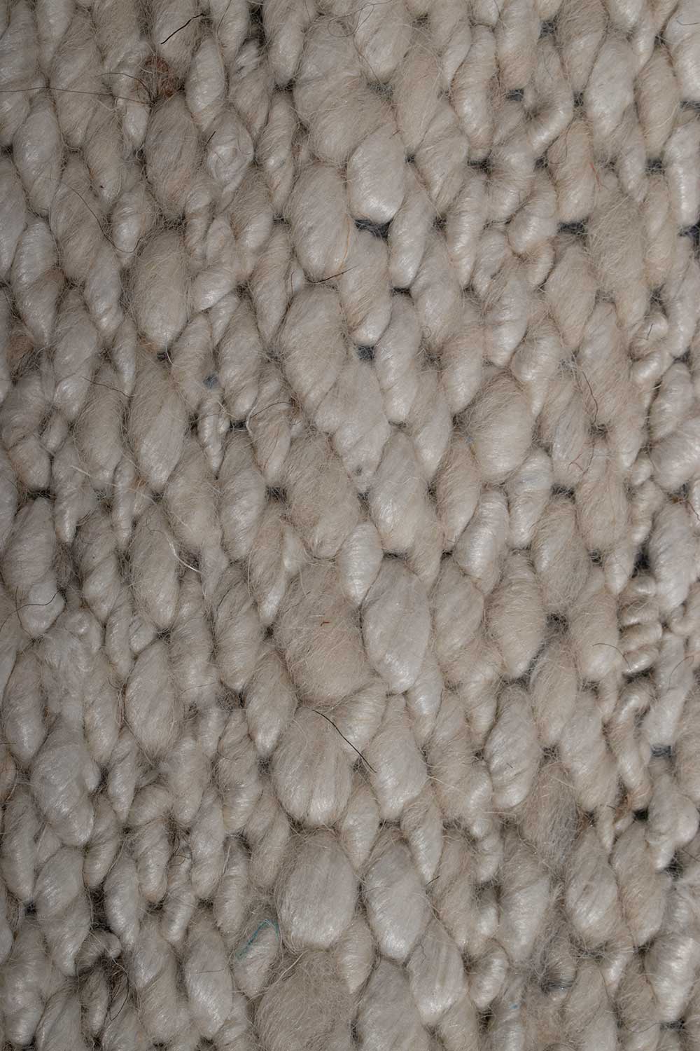 Knoten Teppich Beige