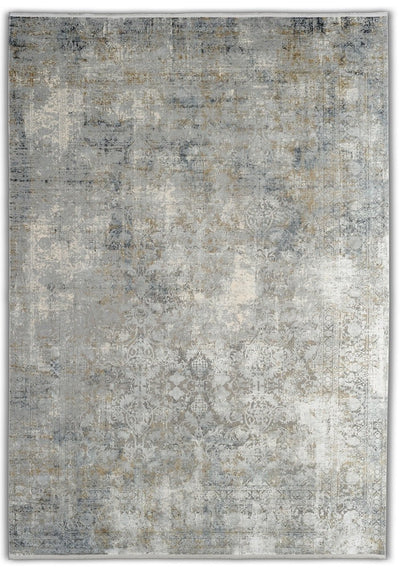 Moderner Vintage Teppiche Grau Silber