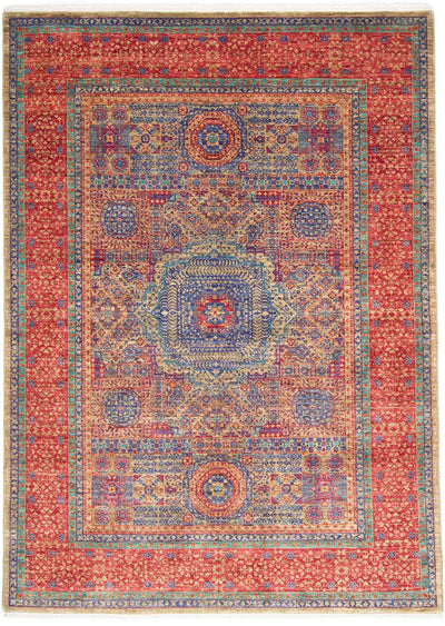 Teppich Wolle Oriental Muster 